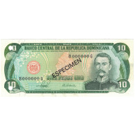 Billet, Dominican Republic, 10 Pesos Oro, 1981, 1981, Specimen, KM:119s1, SPL - Dominikanische Rep.