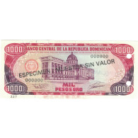 Billet, Dominican Republic, 1000 Pesos Oro, 1993, 1993, KM:145s, TTB+ - Dominikanische Rep.