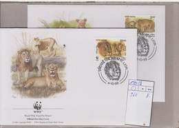 WWF Issue Michel Cat.No. Indien 1704/1707 FDC - FDC
