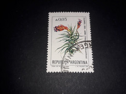 02AL03 REPUBLICA ARGENTINA SERIE FIORI FIORE "O" - Used Stamps