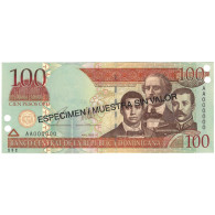 Billet, Dominican Republic, 100 Pesos Oro, 2002, 2002, Specimen, KM:171s2, SPL+ - Dominikanische Rep.
