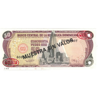 Billet, Dominican Republic, 50 Pesos Oro, 1994, 1994, Specimen, KM:135s2, SUP+ - Dominicana