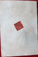CARTE A JOUER ANCIENNE 18°  SIECLE PLAYING CARD AS DE CARREAU  DOS VIERGE   7,5 X 5 CM - Barajas De Naipe