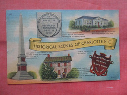 Historical Scenes Of  Charlotte North Carolina >   Ref  5265 - Charlotte