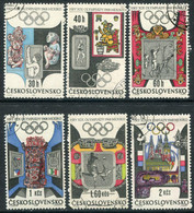 CZECHOSLOVAKIA 1968 Olympic Games, Mexico City Used.   Michel 1781-86 - Used Stamps