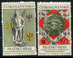 CZECHOSLOVAKIA 1968 Prague Castle MNH / **   Michel 1789-90 - Nuovi