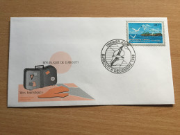 Djibouti Dschibuti 1998 FDC Ile Maskali Insel Island Birds Oiseaux Vögel Mouettes Mi. 673 - Djibouti (1977-...)