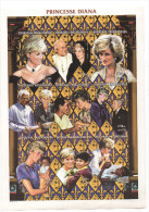 Madagascar Madagaskar 1998 IMPERF NON DENTELE Bloc Sheet Block Lady Diana Spencer Pope John Paul Nelson Mandela ** - Madagaskar (1960-...)