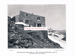 050-2 Vittorio Sella Erzherzog Johann Hütte Alpenverein 26 X 20 Cm 1904!! - Autres
