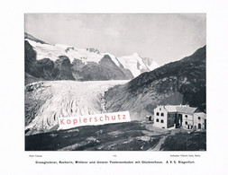 116 Vittorio Sella Glocknerhaus Alpenverein 26 X 20 Cm 1904!! - Other