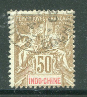 INDOCHINE- Y&T N°21- Oblitéré (signé Au Dos) - Used Stamps