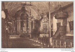 OIZY ..-- Intérieur Eglise . 1939 Vers COMBLAIN ( Mme Vve COULON - LAYS ) . Voir Verso . - Bievre