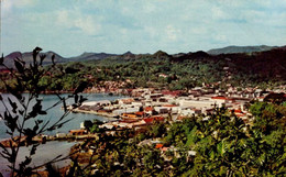 SAINTE- LUCIE   ( ANTILLES )  THE VIEW OF CASTRIES - Santa Lucia