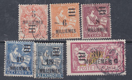 Alexandrie N° 67 / 72  O Les 6 Valeurs Oblitérations Moyennes, Sinon TB - Unused Stamps