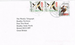 42339. Carta Aerea CIPUTAT (Turquia) 2007. Stamp Birds To England - Lettres & Documents