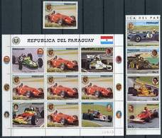 MS30 PARAGUAY 1989 4293-4297 Formula 1 Pilots, Cars - Coches