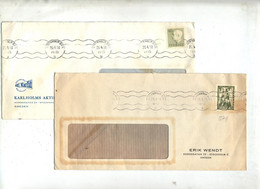 Lettre Flamme Muette Stockholm Sur Roi Telegraphe - 1930- ... Coil Stamps II