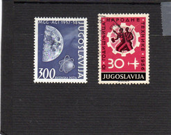 Yougoslavie:  PA  N°49 Oblitéré Et N°51** - Airmail