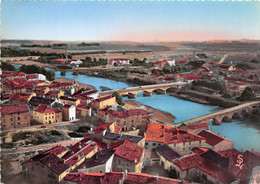 34-BEZIERS- VUE GÉNÉRALE  SUR LE FAUBOURG ET LES QUATRE PONTS DE L'ORB - Beziers