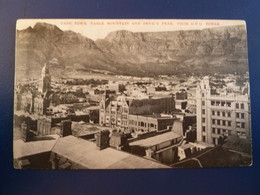 CAPE TOWN TABLE MOUNTAIN AND DEVIL'S PEAK FROM G.P.O.TOWER - Zuid-Afrika