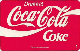 Iceland - Radomidun (Chip) - Coca Cola Trademarks Red, SC5, 1993, 150U, 3.000ex, Mint - Island