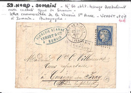 59 - NORD- (57)  - SOMAIN -  Voir Descriptif De La Vente Avec Photo Du Scan - 1849-1876: Période Classique