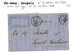 59 - NORD- (57)  - ROUBAIX  - Voir Descriptif De La Vente Avec Photo Du Scan - 1849-1876: Période Classique