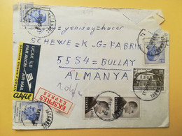 1965 BUSTA EXPRESS TURCHIA TURKIYE TURKEY BOLLO ATATURK ANKARA  OBLITERE' ISTAMBUL - Covers & Documents