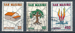 °°° SAN MARINO - Y&T N°1034/36 - 1981 °°° - Gebruikt