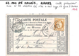62 - PAS DE CALAIS - (61)  - ARRAS -  Voir Descriptif De La Vente Avec Photo Du Scan - 1849-1876: Classic Period