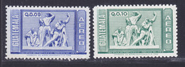 GUATEMALA AERIENS N°  609 & 610 ** MNH Neufs Sans Charnière, TB (D9929) Ecole Des Arts Et Métiers - 1976 - Guatemala