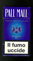 Tabacco Pacchetto Di Sigarette Italia - Pall Mall San Francisco 100's N.02 Da 20 Pezzi  - Vuoto - Etuis à Cigarettes Vides