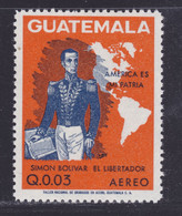 GUATEMALA AERIENS N°  536 ** MNH Neuf Sans Charnière, TB (D9932) Simon Bolivar - 1974 - Guatemala
