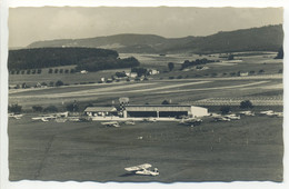 CPA Suisse Jura - Porrentruy - L'Aérodrome, Hangars, Avions - JU Jura