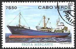 CAP VERT  1980  -  Y&T 433  - Marine Marchande - Oblitéré - Cap Vert