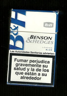 Tabacco Pacchetto Di Sigarette Spagna  - B & H London Blue Da 20 Pezzi - Vuoto - Etuis à Cigarettes Vides