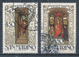 °°° SAN MARINO - Y&T N°1145/46 - 1986 °°° - Gebruikt