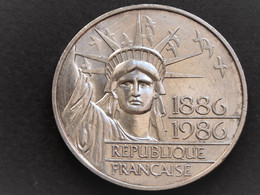 Belle Pièce ARGENT De 100 F Statue De La LIBERTE De 1986 - N. 100 Francs
