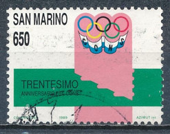 °°° SAN MARINO - Y&T N°1206 - 1989 °°° - Used Stamps