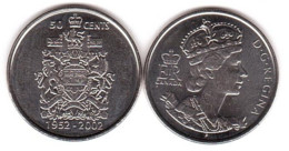 Canada - 50 Cents 2002 UNC Golden Anniversary Of Elizabeth II 1952 - 2002 Lemberg-Zp - Canada