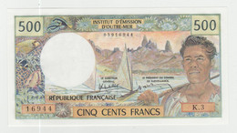 Tahiti Pick 500 Francs  1985 P-25d UNC - Autres - Océanie