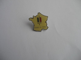 Carte De France Avec Logo Armée De Terre - Militaria