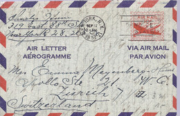 Verenigde Staten - Postwaardestukken Gefrankeerde Aerogramme  Uit 1957 (3558) - 1941-60