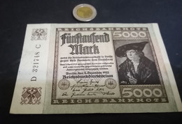 Germany 5000 Mark 1922 P-81a VF - 5000 Mark