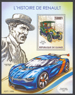 Guinea, Guinee, 2015, Automobiles, Cars, Renault, MNH, Michel Block 2575 - Guinée (1958-...)