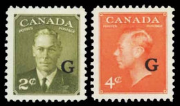 Canada (Scott No.O28-29- Official  G) [*] LH - Segnatasse