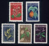 North Vietnam Viet Nam MNH Perf Stamps 1963 : Traditional Medicinal Plants (Ms137) - Vietnam