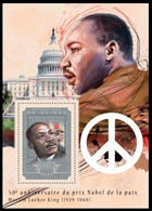 Guinea 2014 MNH MS, Martin Luther King Jr., Nobel Peace Prize (1964) - Martin Luther King