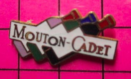 815B Pin's Pins / Beau Et Rare / THEME : BOISSONS / VINS DE BORDEAUX ROUGE BLANC ROSé MOUTON-CADET - Boissons