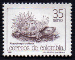 COLUMBIA - TURTLES - **MNH - 1987 - Turtles